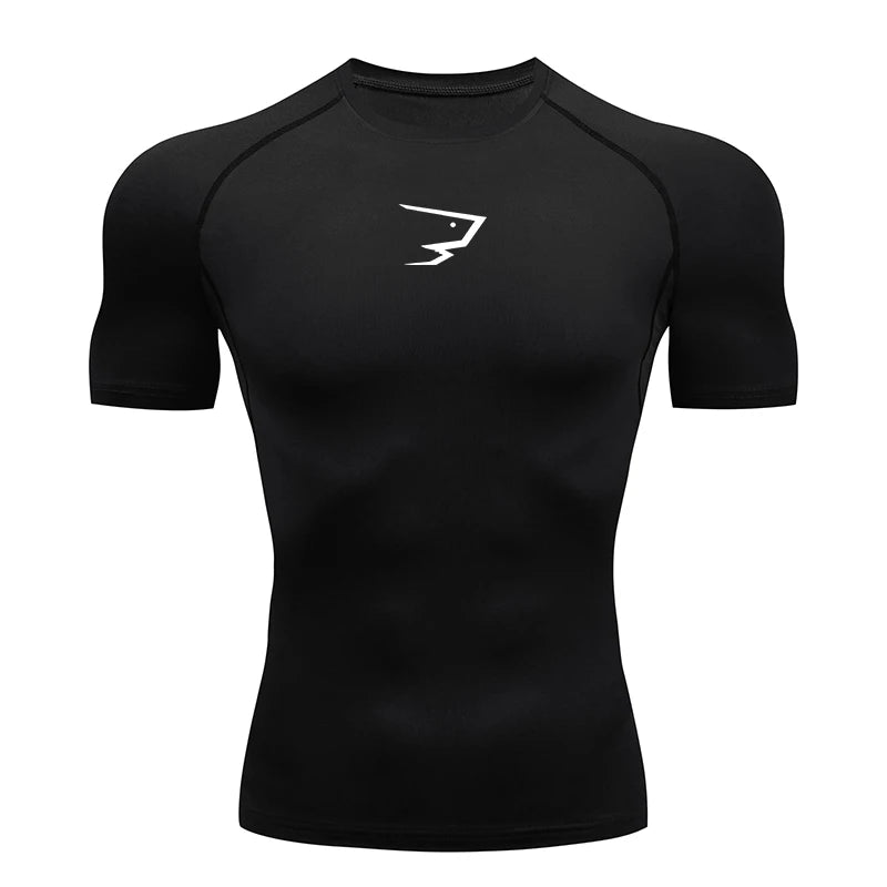 Camiseta de Compresión "Tiburon" (running, gym, basketball)