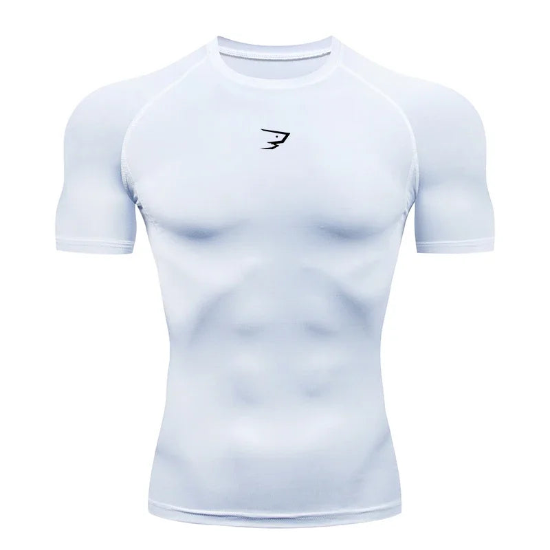 Camiseta de Compresión "Tiburon" (running, gym, basketball)