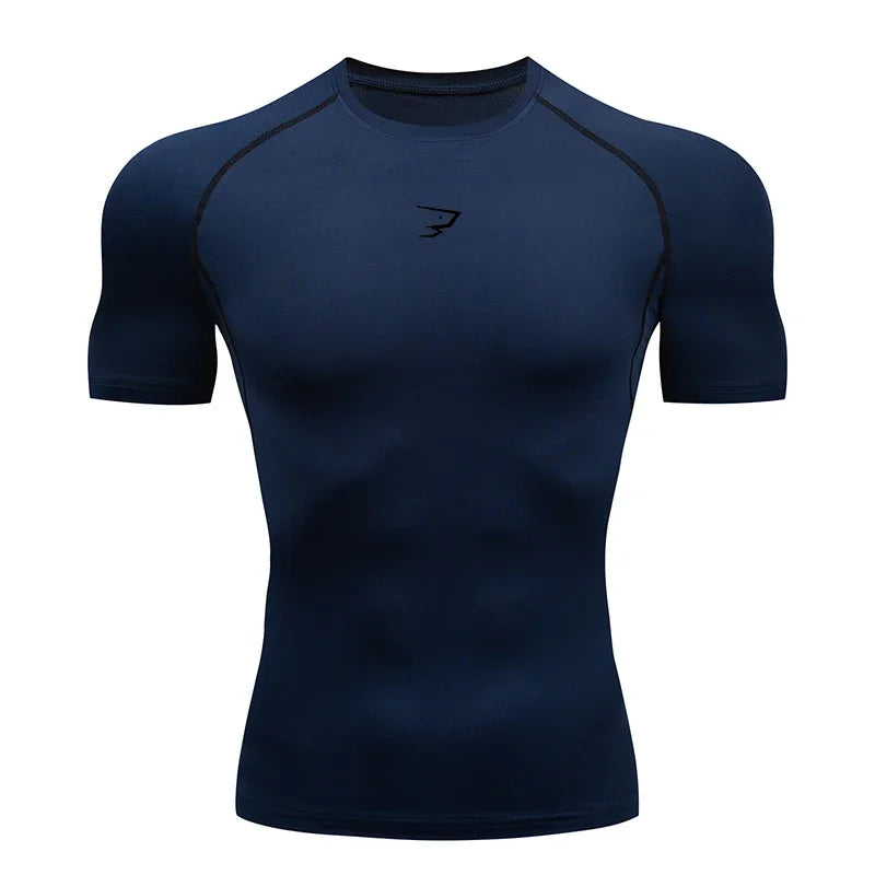 Camiseta de Compresión "Tiburon" (running, gym, basketball)
