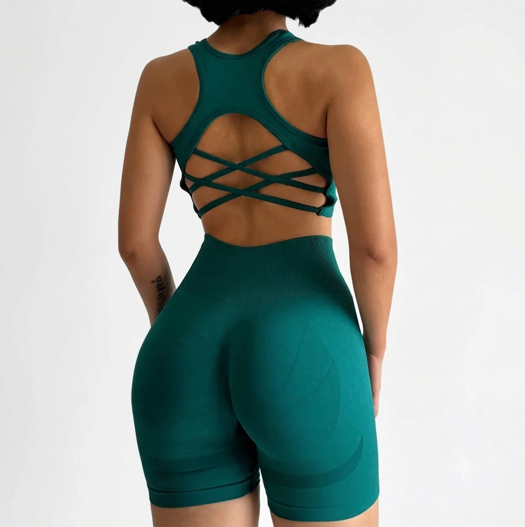 Conjunto Deportivo Sculpt (Top y mallas de mujer)