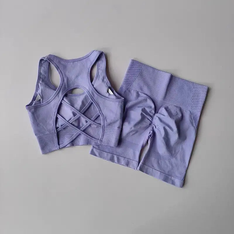 Conjunto Deportivo Sculpt (Top y mallas de mujer)