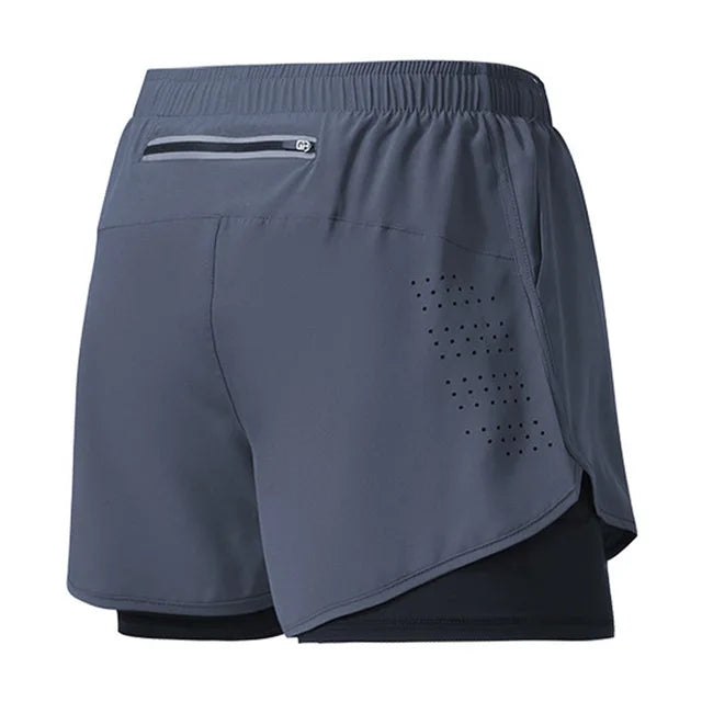 Men's Running Shorts – Quick Dry, Double Layer
