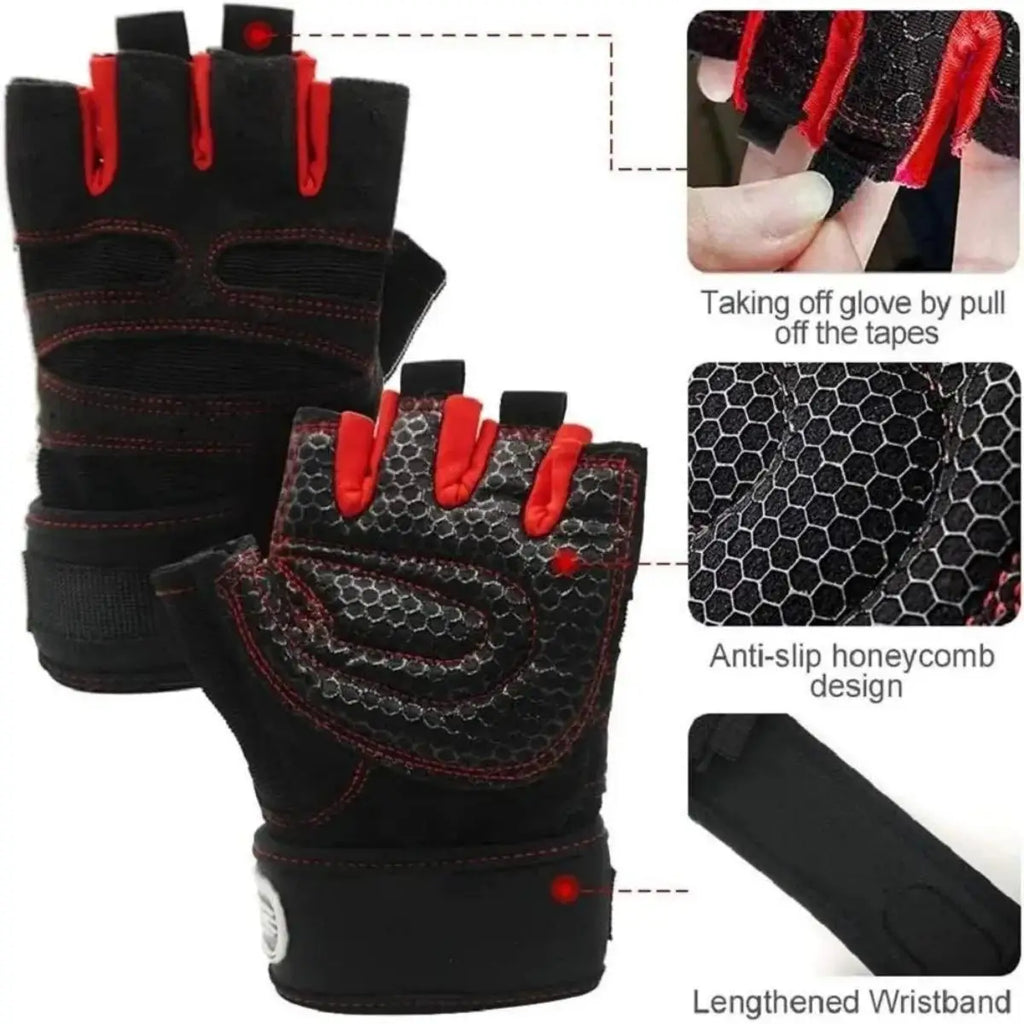 Guantes de Gimnasio Pro Grip