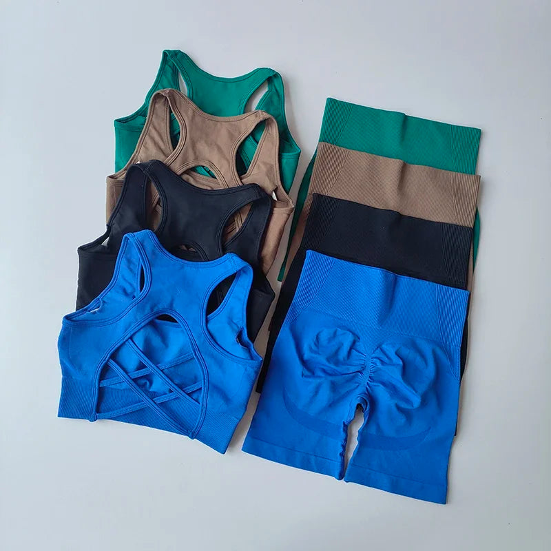 Conjunto Deportivo Sculpt (Top y mallas de mujer)