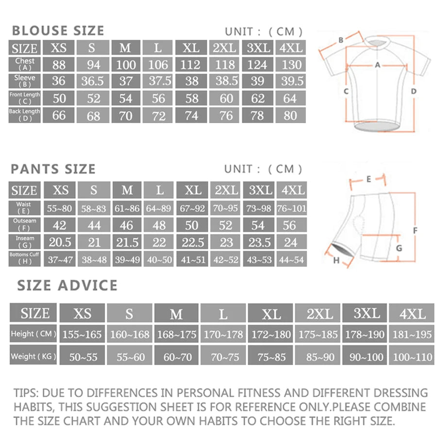 Maillot de ciclismo y triatlón manga corta para hombre