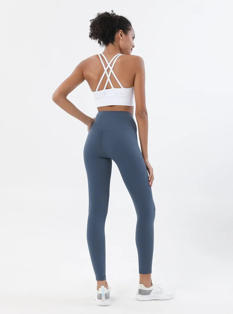 Sujetador Deportivo Mujer – Top Yoga Espalda Cruzada