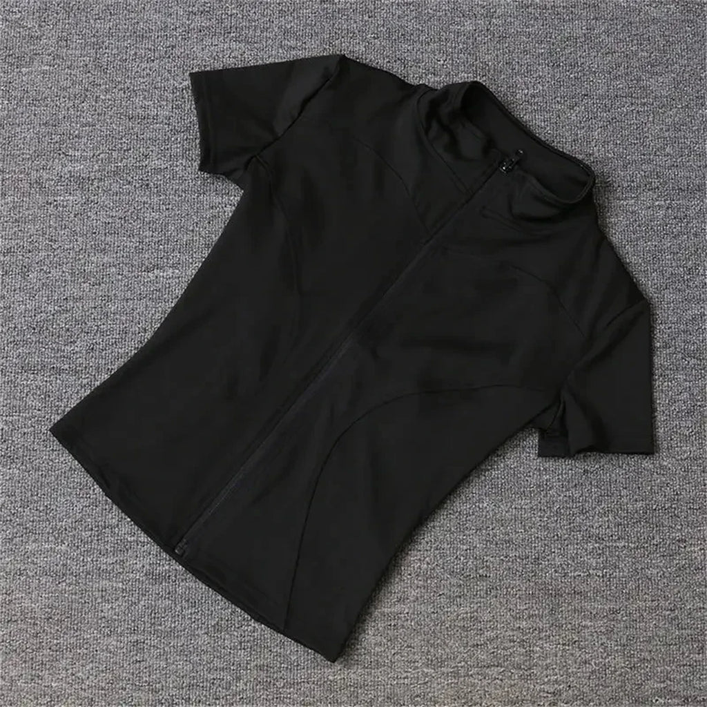 Top Deportivo con cremallera mujer