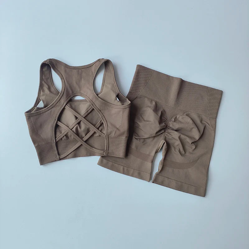 Conjunto Deportivo Sculpt (Top y mallas de mujer)