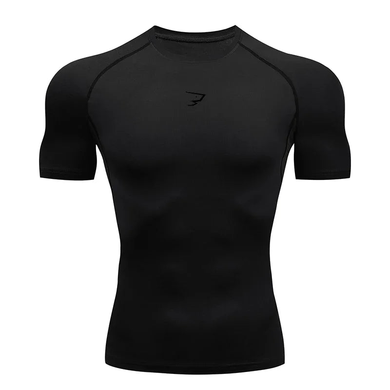 Camiseta de Compresión "Tiburon" (running, gym, basketball)